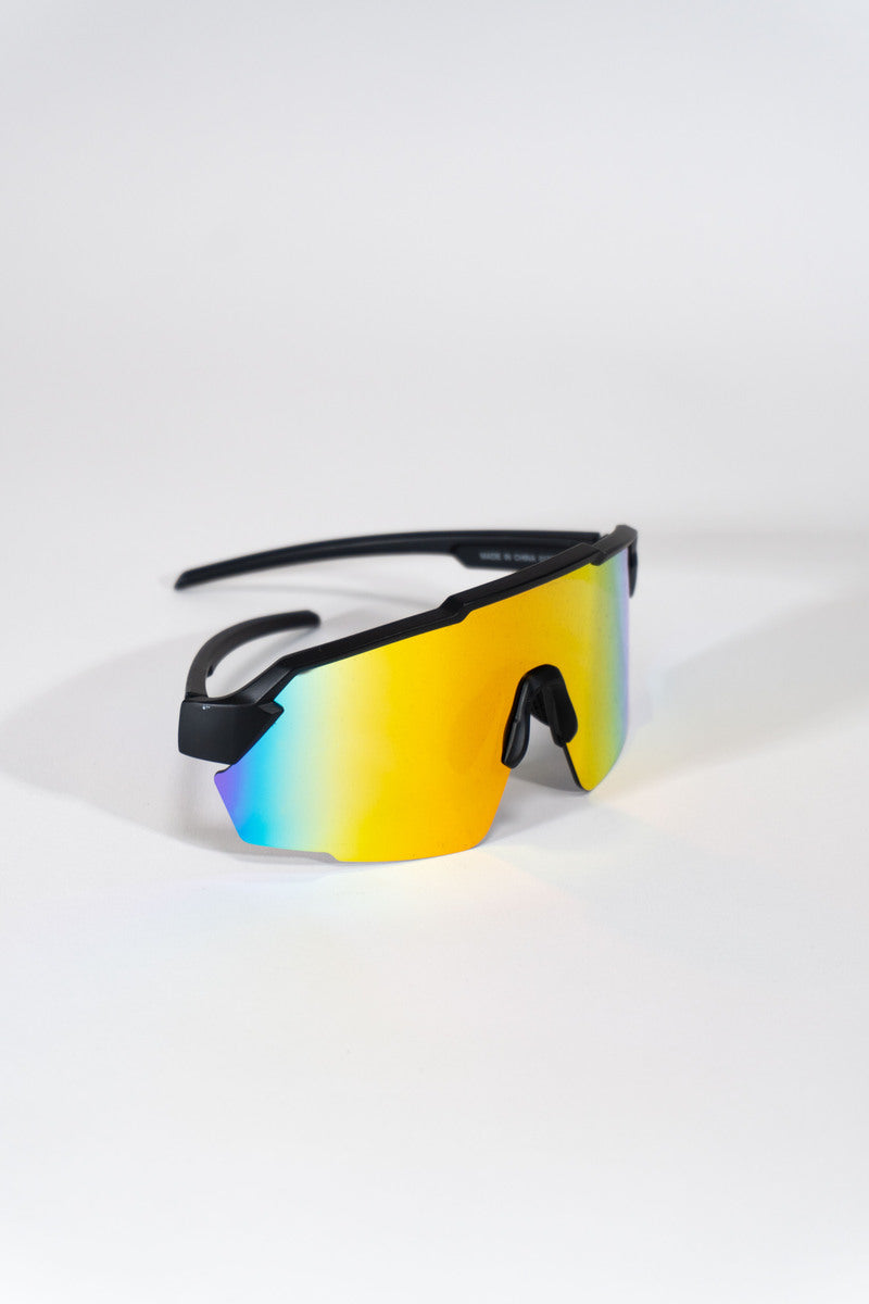 Reflective Aviator Sunglasses display picture 1