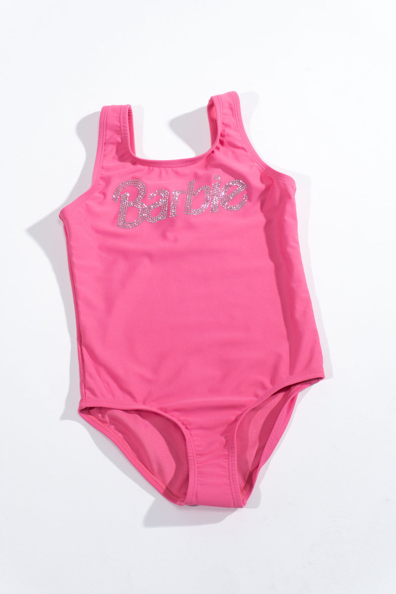 Girls Barbie Sparkle One-Piece Swimsuit Girls Barbie Sparkle One-Piece Swimsuit