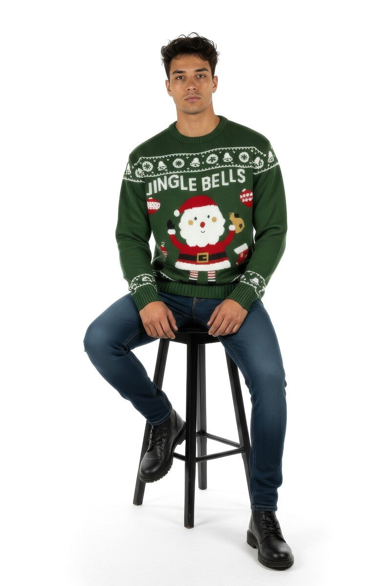 Jingle Bells Santa Sweater