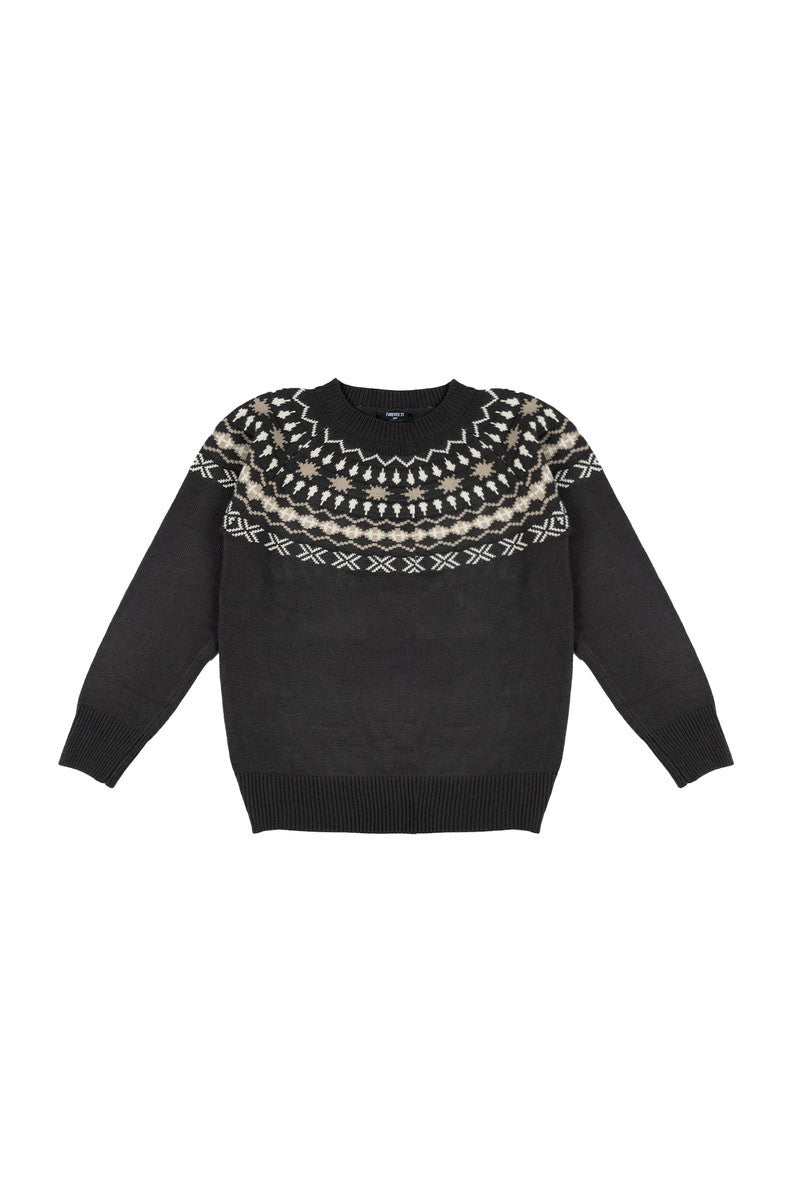 Fair Isle Yoke Sweater