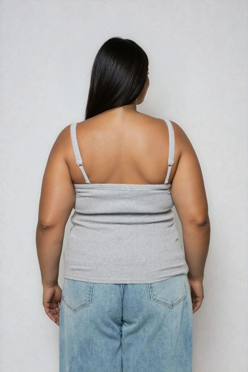 Plus Size Ribbed Tank Top