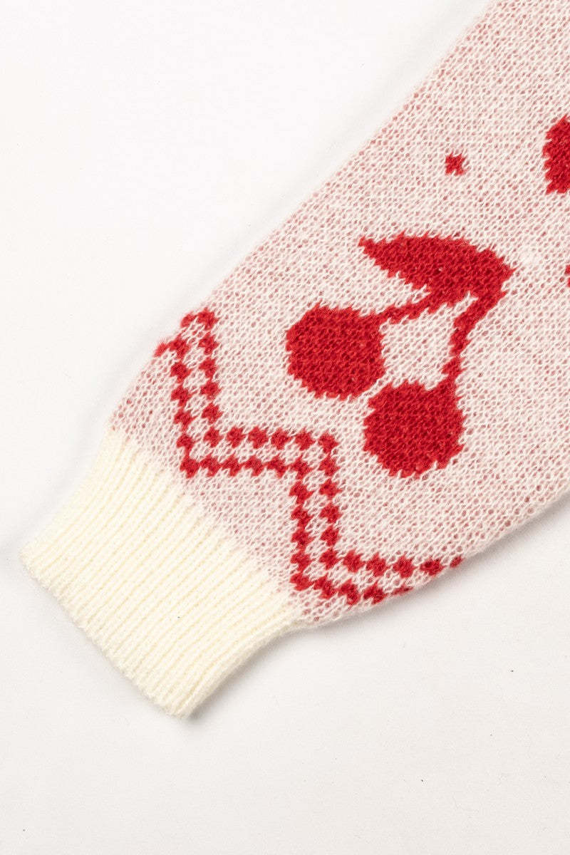 Reindeer Zip-Up Hoodie Sweater