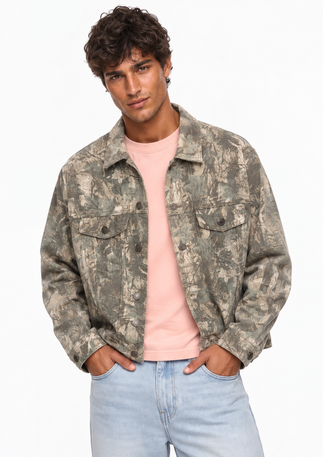 0140907401#Color_KHAKI TREE PRINT