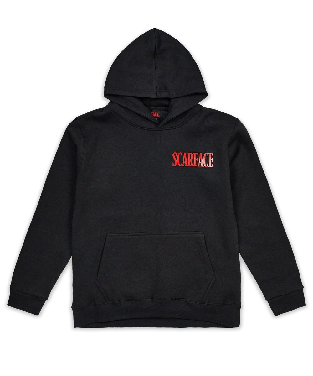 Scarface Sugar Print Classic Hoodie - Black