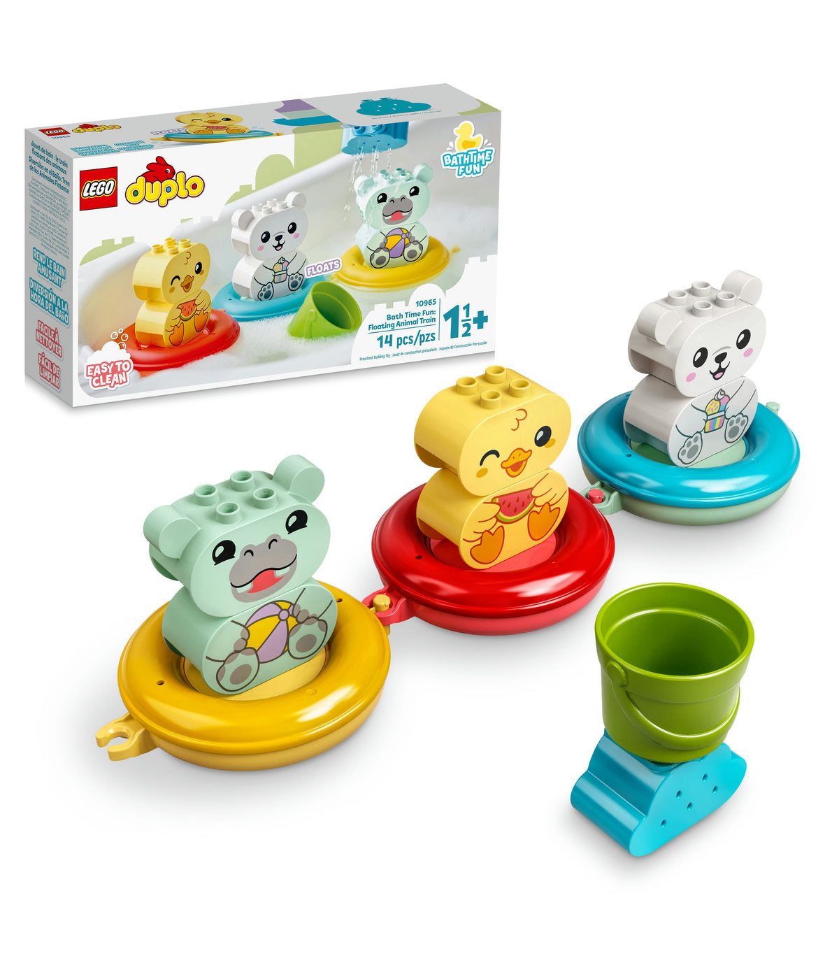 LEGO DUPLO My First Bath Time Fun: Floating Animal Train 10965 (14 Pieces)