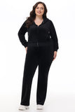 Plus-Size OG Big Bling Velour Hoodie - Juicy Couture