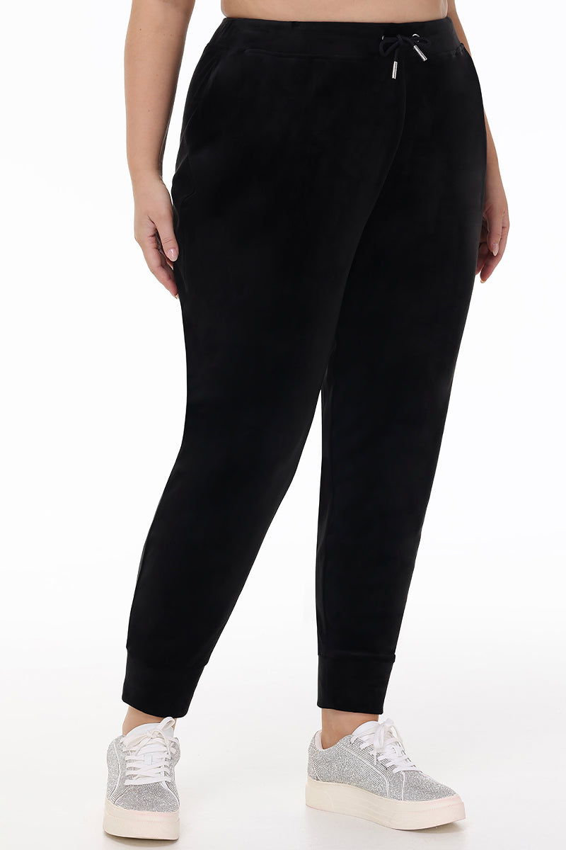 Plus-Size Big Bling Velour Jogger - Juicy Couture