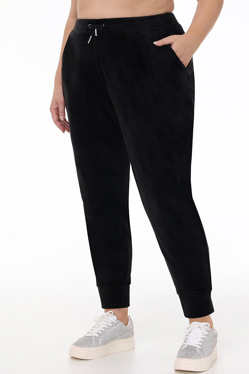 Plus-Size Big Bling Velour Jogger - Juicy Couture