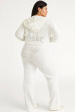 Plus-Size OG Big Bling Velour Track Pants - Juicy Couture