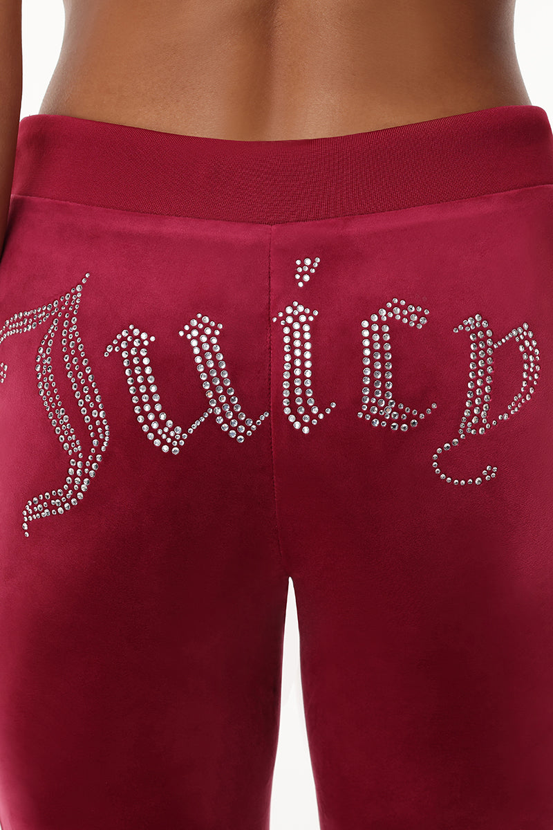 OG Big Bling Velour Track Pants - Juicy Couture