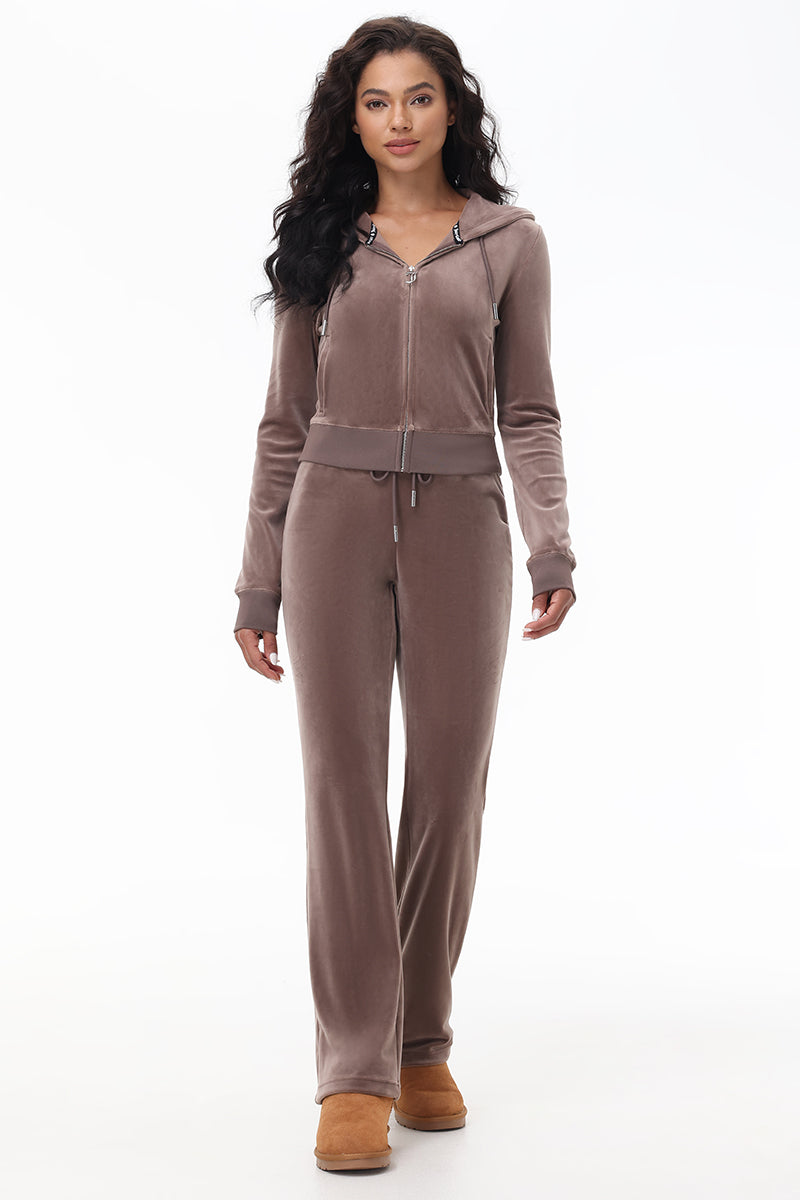 OG Big Bling Velour Track Pants - Juicy Couture