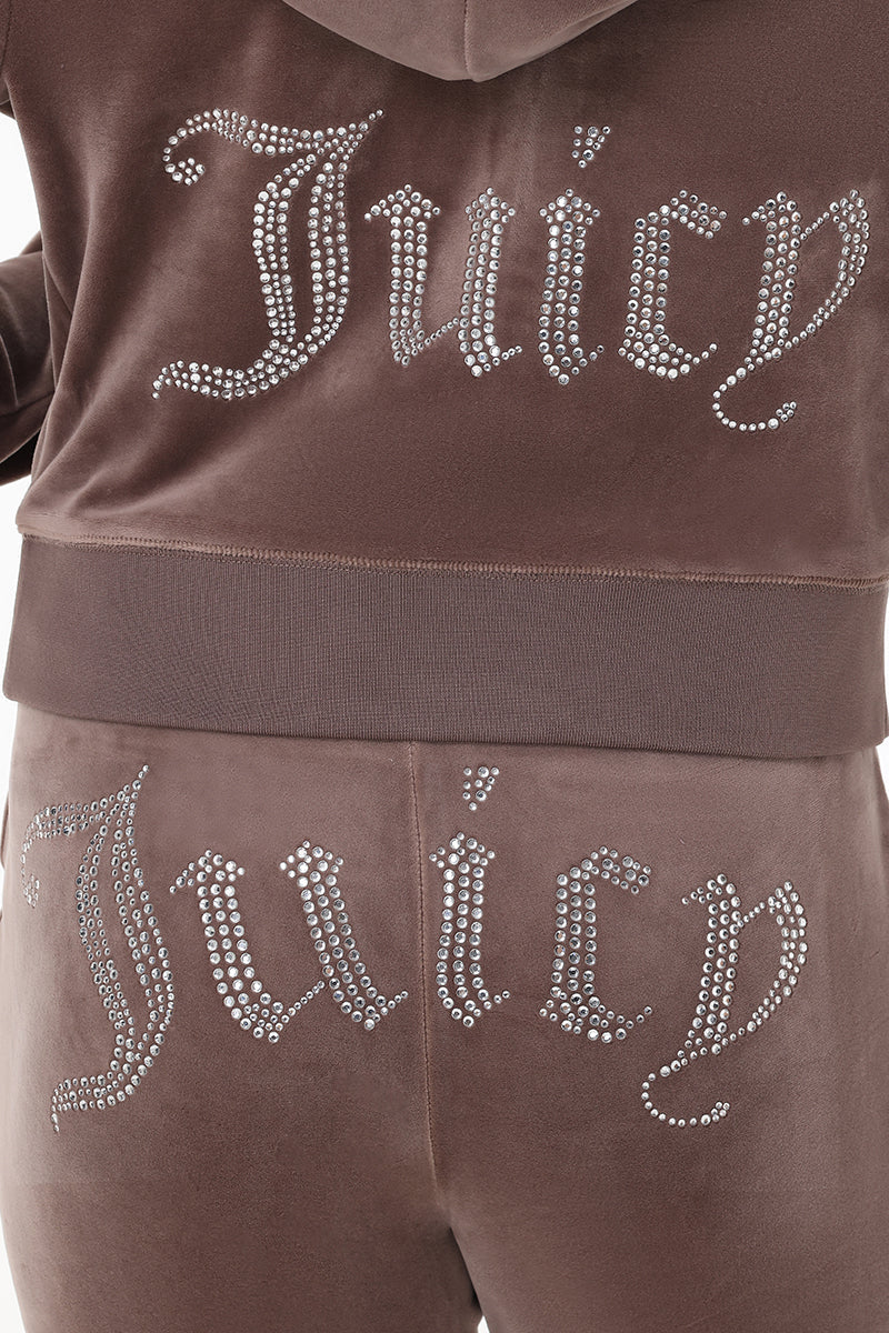 OG Big Bling Velour Track Pants - Juicy Couture