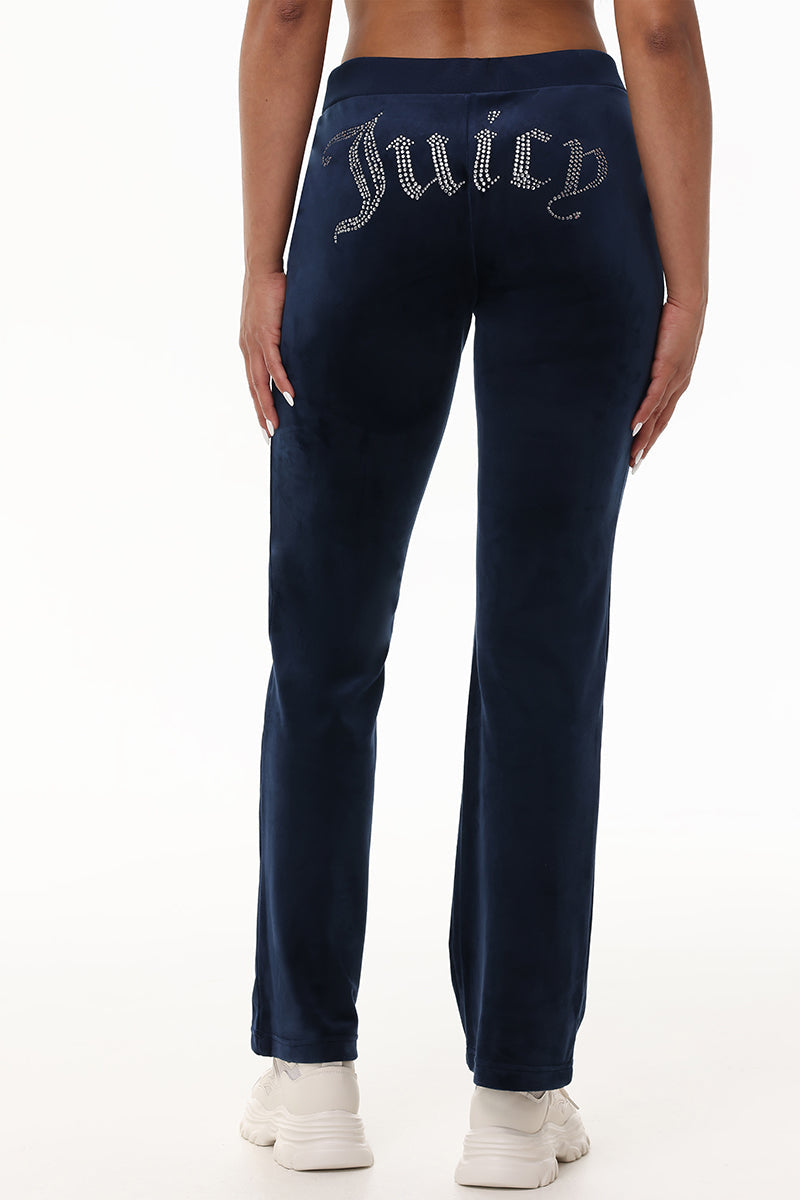 OG Big Bling Velour Track Pants - Juicy Couture