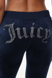 OG Big Bling Velour Track Pants - Juicy Couture
