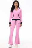 Sweetheart Cotton Velour Track Pants - Juicy Couture