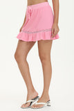 Towel Terry Mini Skirt With Lace Trim - Juicy Couture