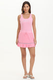 Towel Terry Mini Skirt With Lace Trim - Juicy Couture