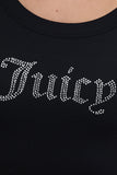 Cropped Long Sleeve Baby Tee - Juicy Couture