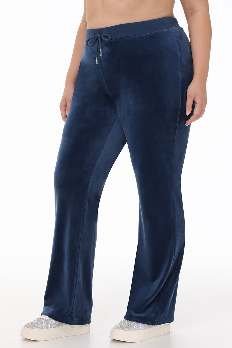 Plus-Size Ombre Big Bling Velour Track Pants - Juicy Couture