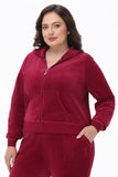 Plus-Size Heritage Cotton Velour Hoodie - Juicy Couture