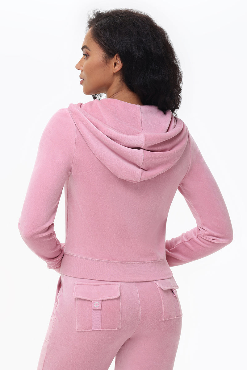 Heritage Cotton Velour Hoodie - Juicy Couture