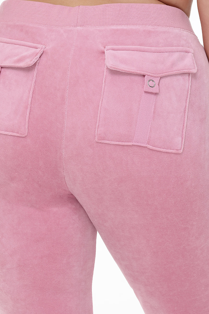 Plus-Size Heritage Cotton Velour Track Pants - Juicy Couture