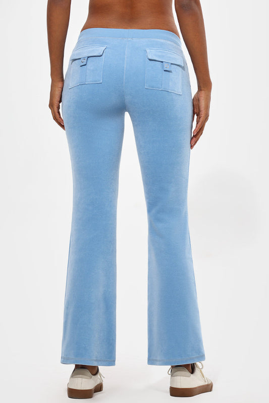 Crown Heritage Cotton Velour Pants - Juicy Couture