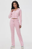 Embossed Velour Track Pant - Juicy Couture