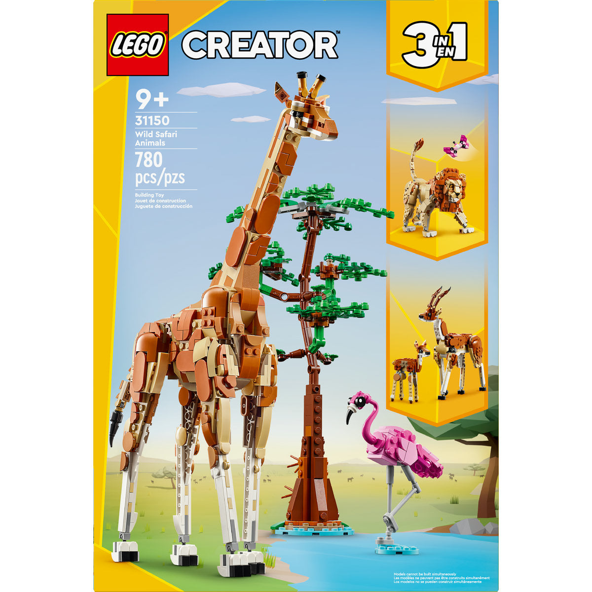 LEGO® Creator Wild Safari Animals 3in1 Set 31150