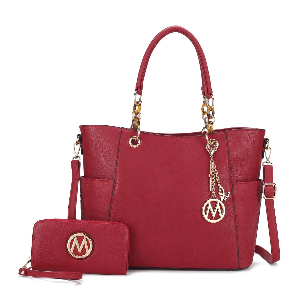 Merlina Embossed Tote Bag and Set