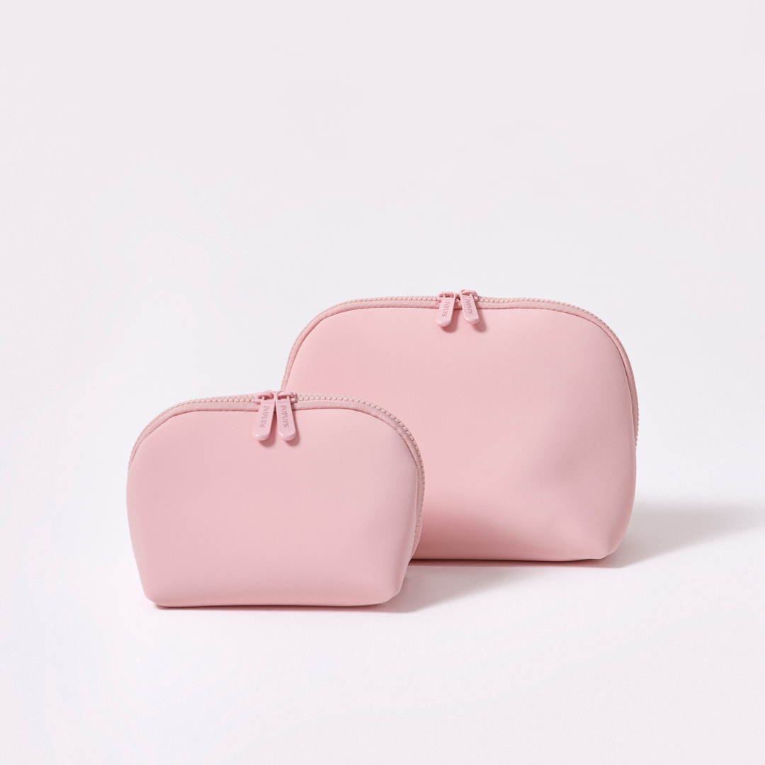 MAKEUP POUCH SET PRETTY in PINK