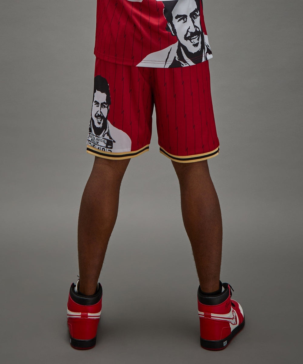 Pablo Basketball Shorts - Red