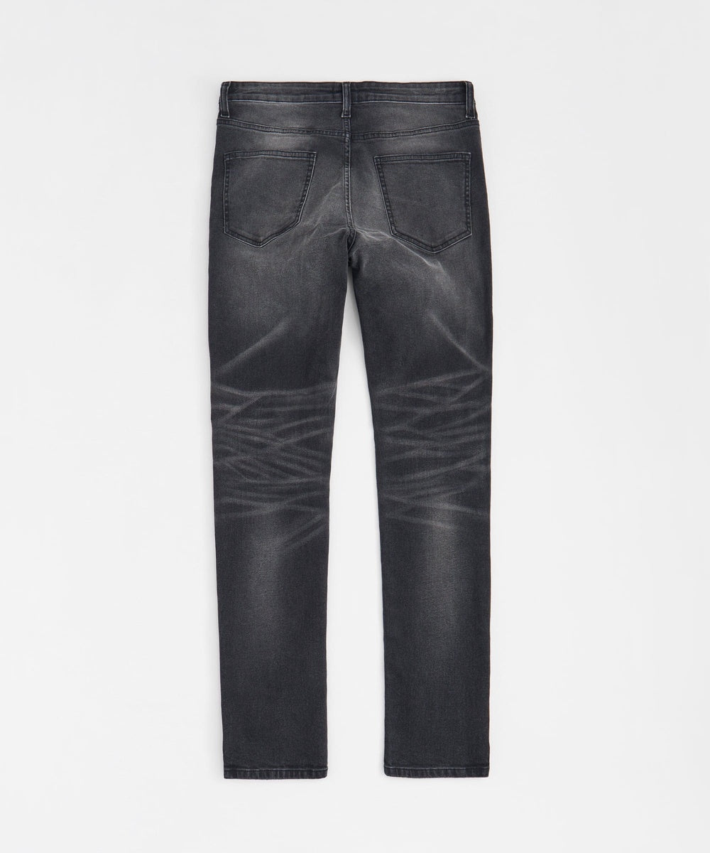 Skinny Rip and Repair Denim Jeans - Black