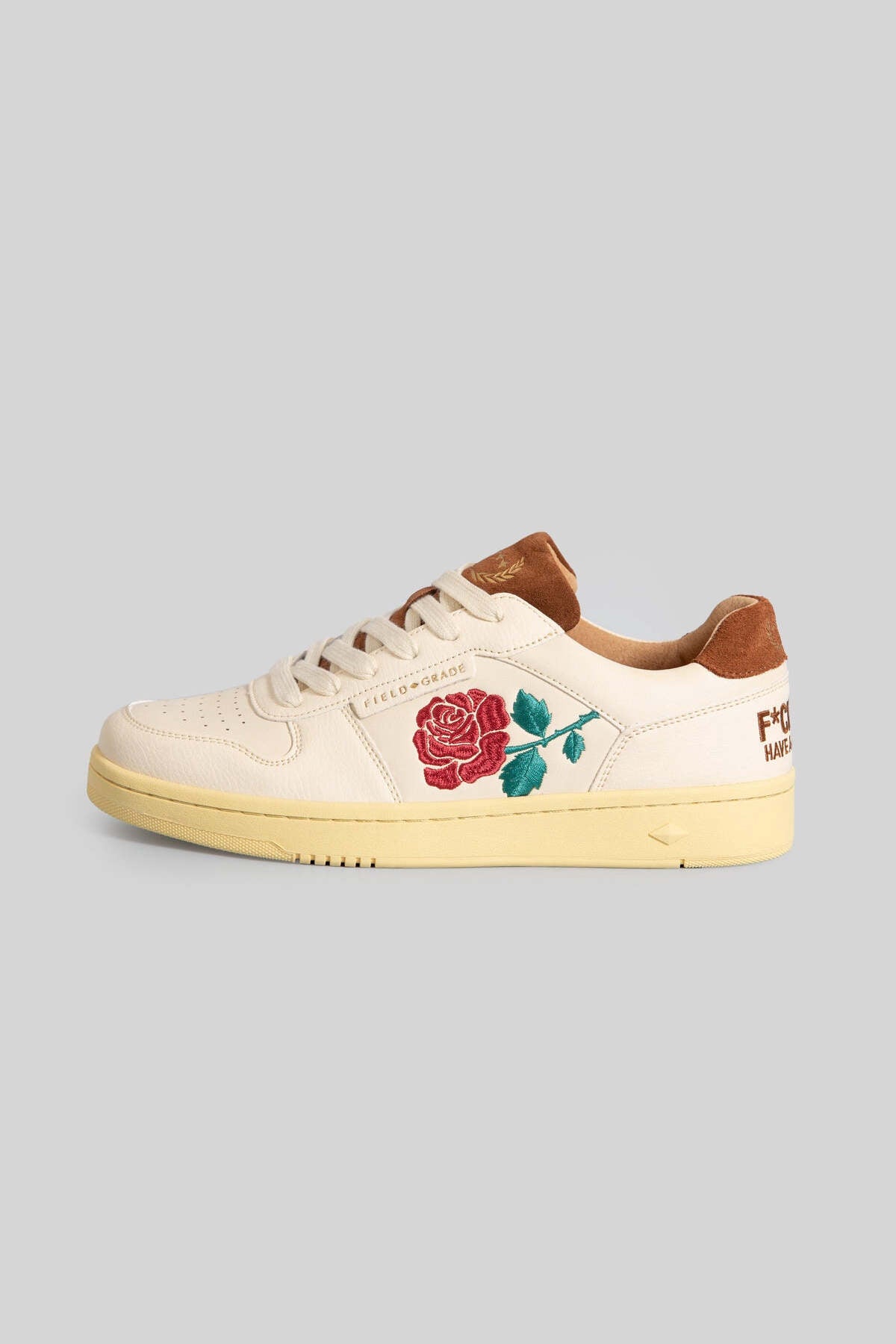 FG-1 LOW "HAVE a NICE DAY" OFF WHITE / MOCHA