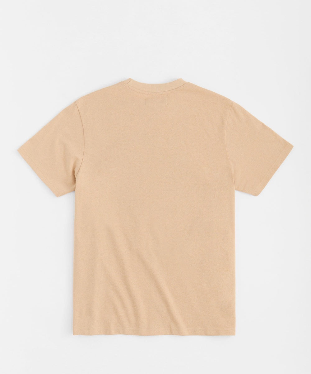 Rhinestone Short Sleeve Tee - Khaki