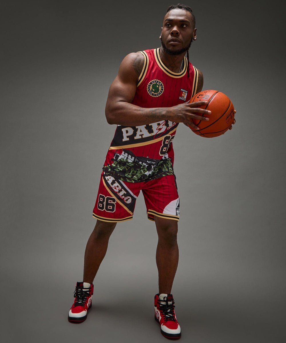 Pablo Basketball Shorts - Red