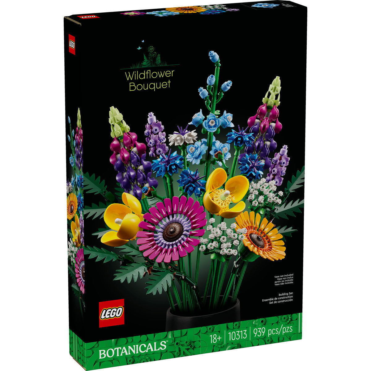 LEGO® Icons Wildflower Bouquet 10313 Building Set 939 Pieces