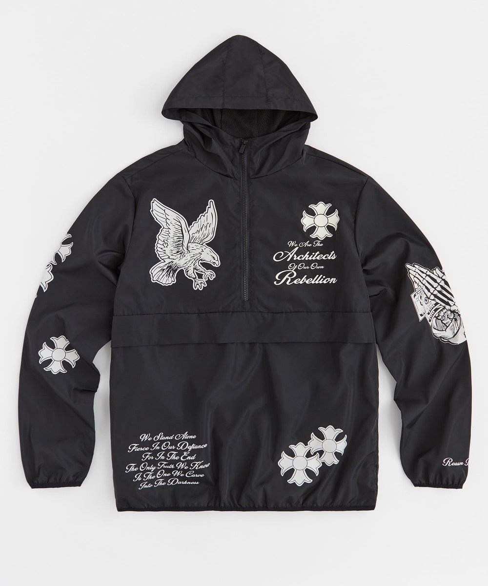 Rebel Architects Anorak Jacket Black