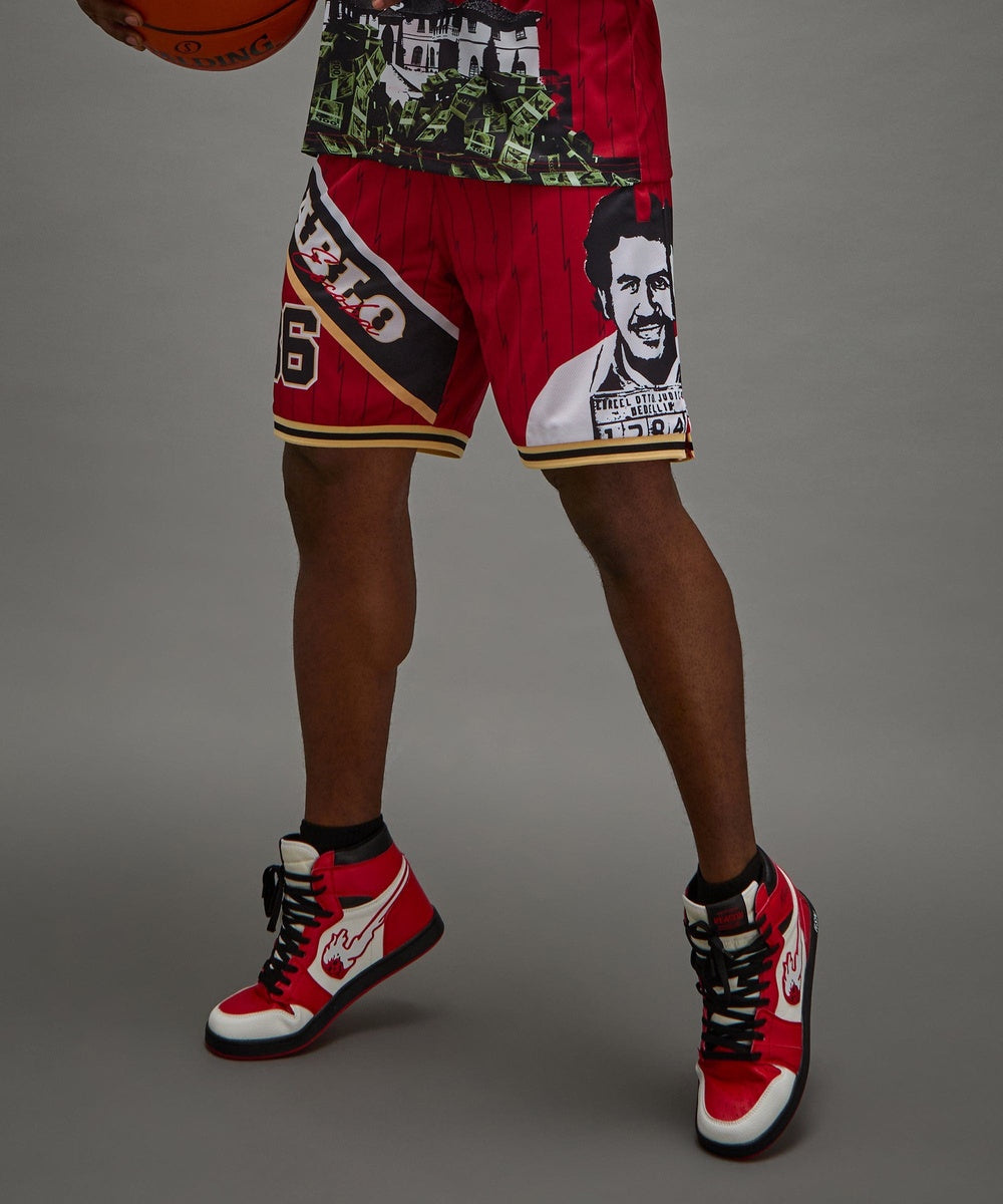 Pablo Basketball Shorts - Red