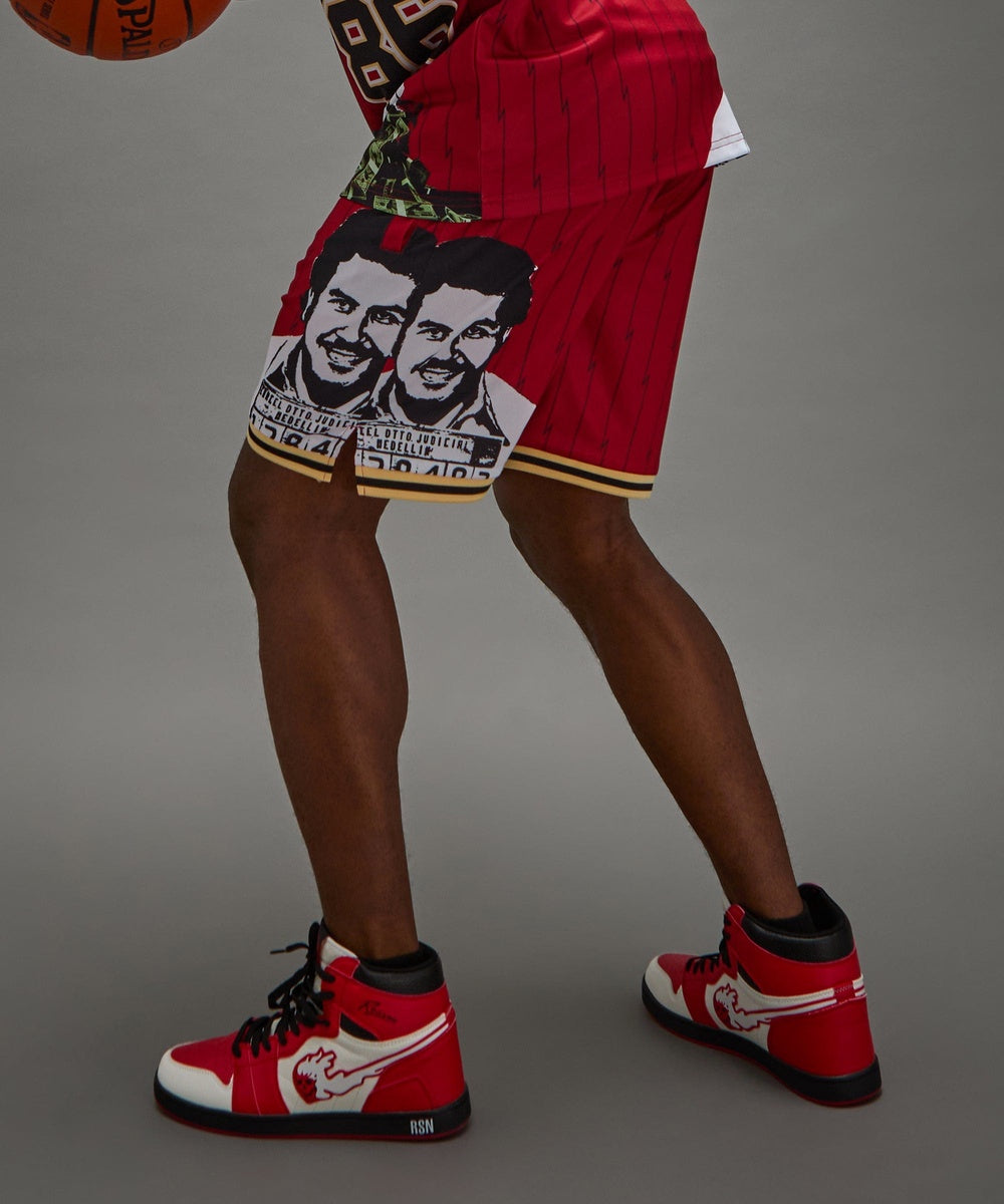 Pablo Basketball Shorts - Red