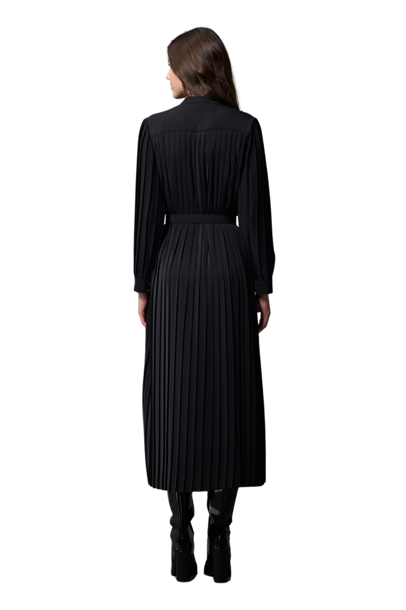 Pleated Chiffon Maxi Dress - Dress