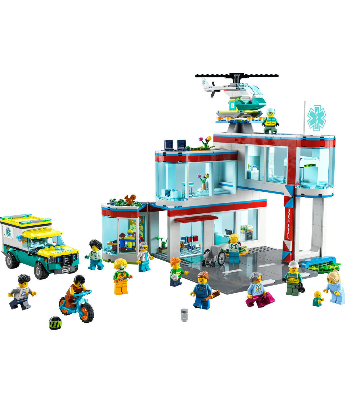 LEGO City Hospital 60330 Building Kit (816 Pieces)