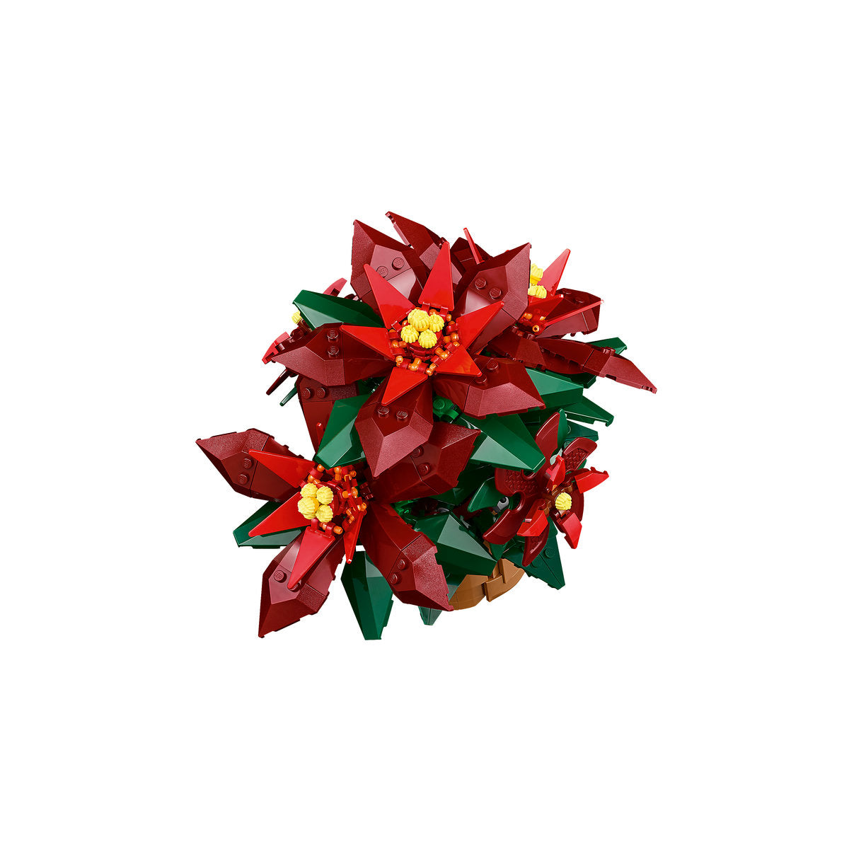 LEGO® Icons Poinsettia Plant Decor Building Set 10370