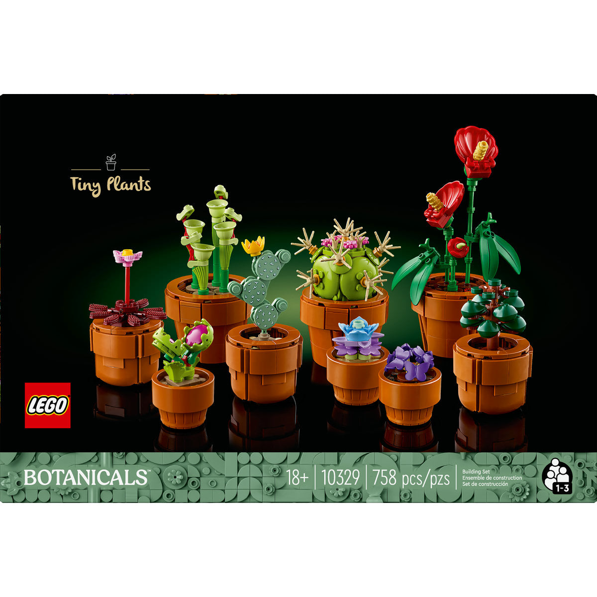 LEGO® Icons Tiny Plants Building Set for Adults 10329