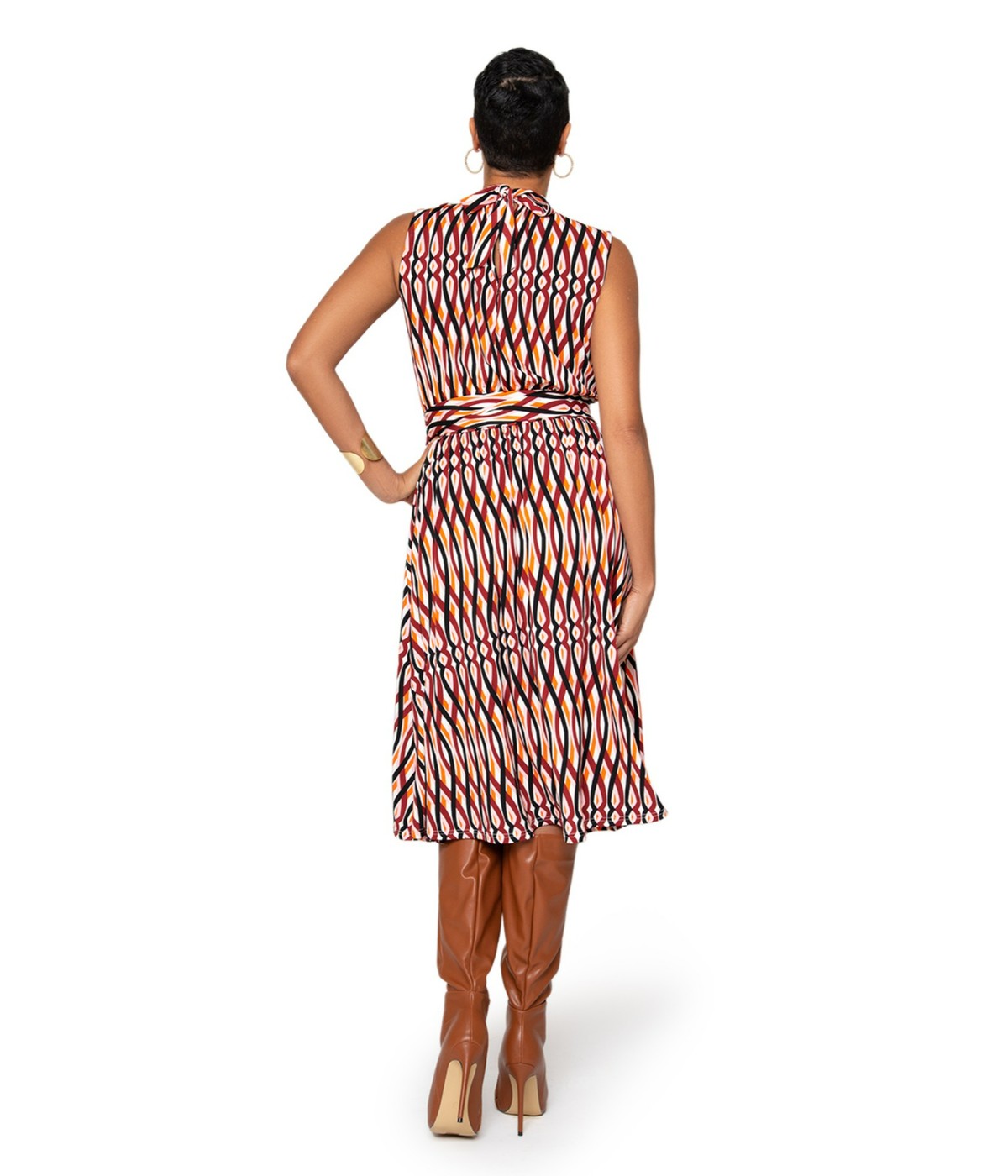 Retro Stripes Sun Dried Tomato