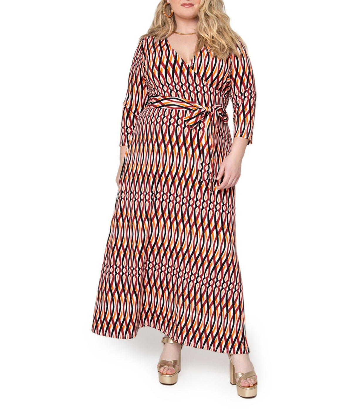 Retro Stripes Sun Dried Tomato