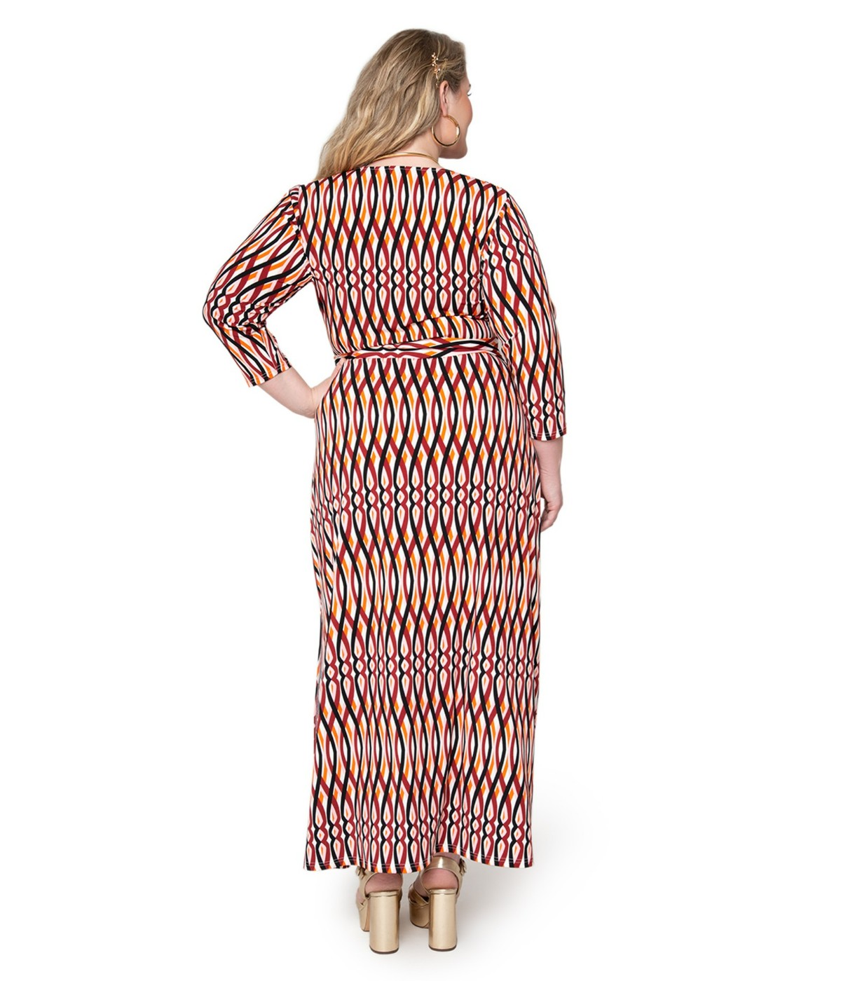 Retro Stripes Sun Dried Tomato