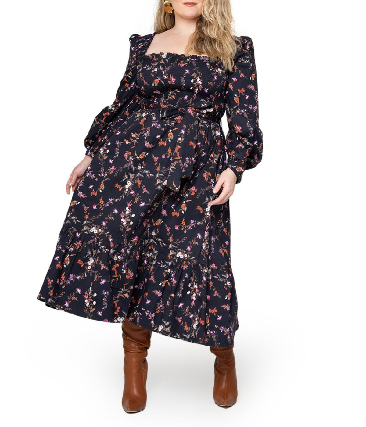 Scattered Phlox Navy Multi