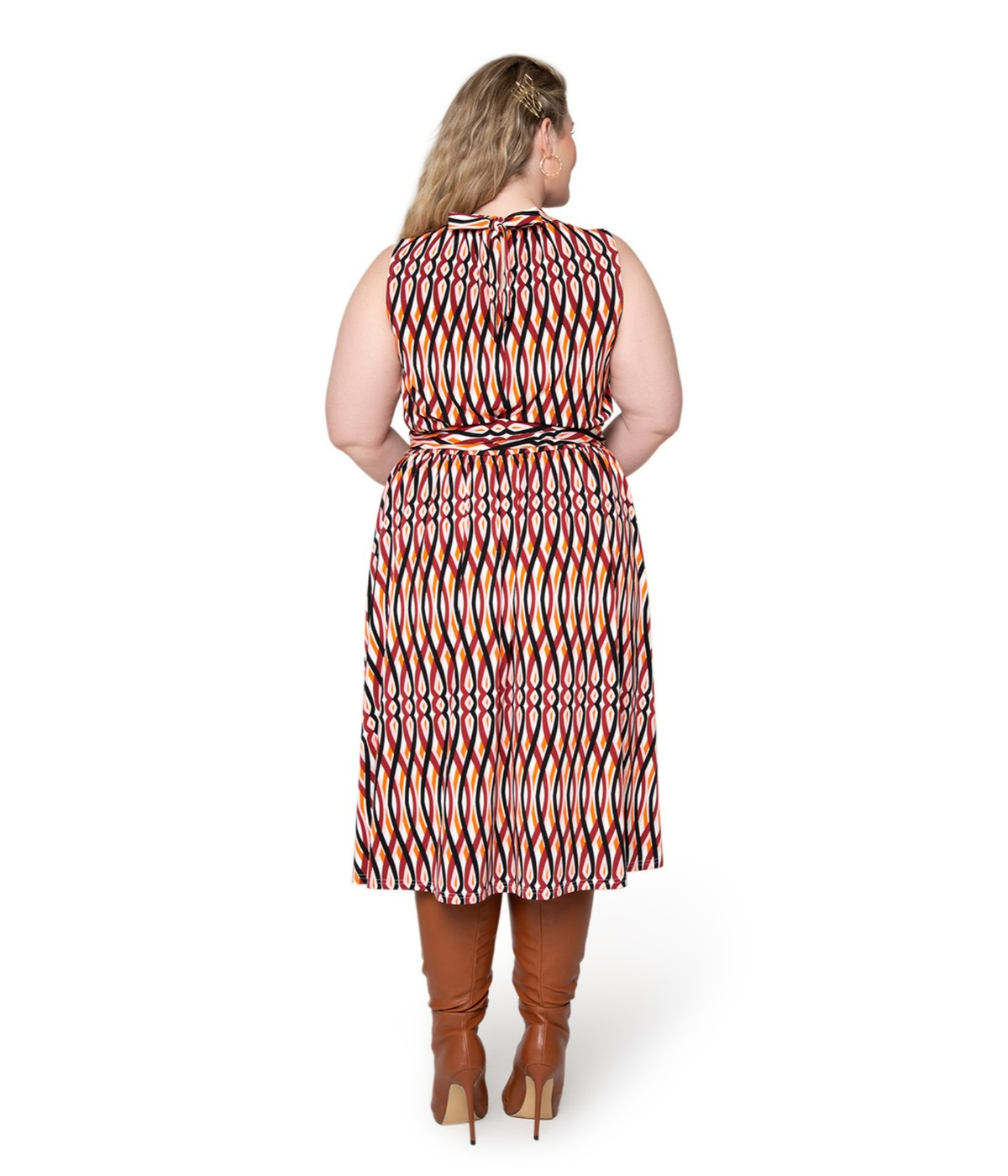 Retro Stripes Sun Dried Tomato