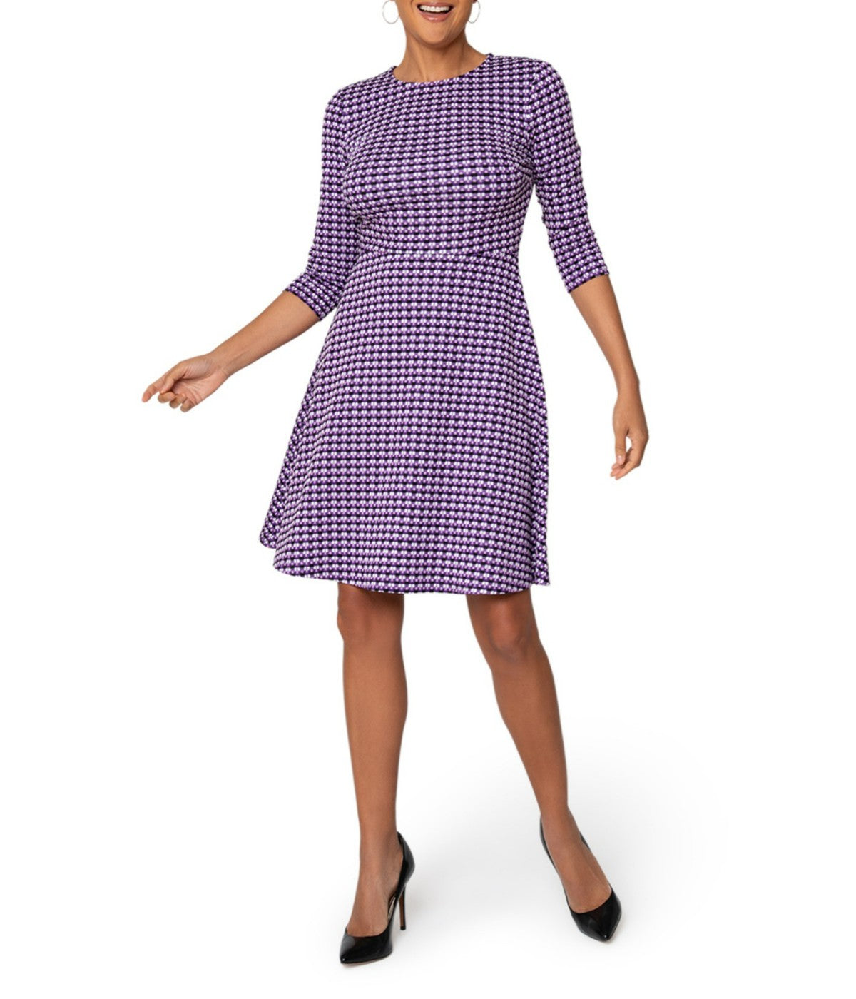 City Lights Jacquard Purple Mult